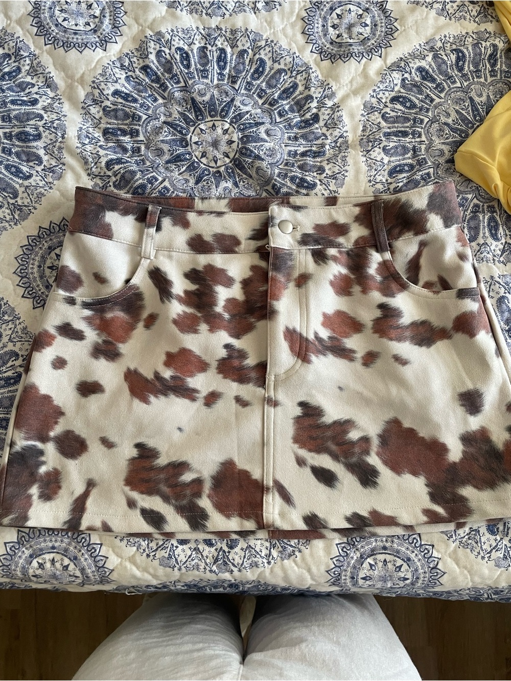 Sincerly Jules Women’s Cream and Brown Jacket - Size L - Picture 2 of 3